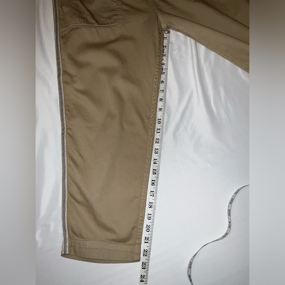 Sundry button fly tan pants with stripe down the legs nwt size 31 - Picture 12 of 14